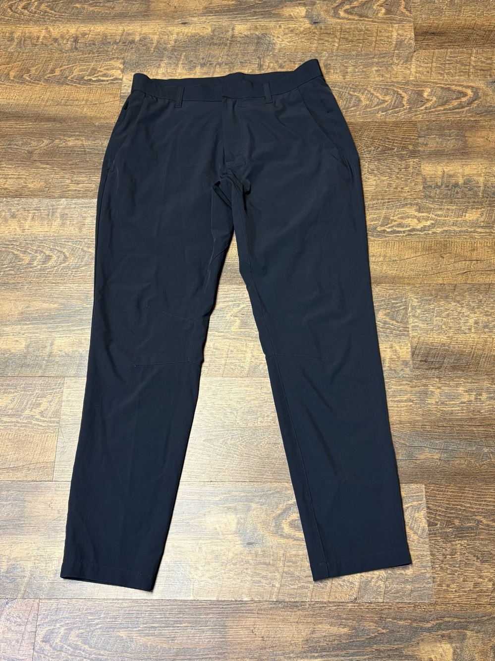 Fabletics The Only Pant Mens 32x32(30) Black Slim Fit Stretch Zip Pocket Chino